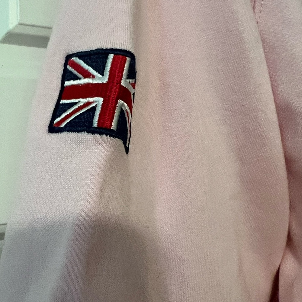 Posh Pink and Gray Sweatshirt Hoodie - Picture 2 of 9